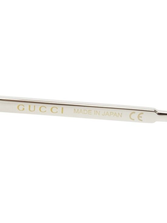 Gucci Sunglasses Gold Silver Plated Metal 1- Eyewear main image 6